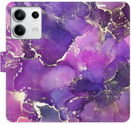 iSaprio flip pouzdro Purple Marble pro Xiaomi Redmi Note 13 5G - Phone Case