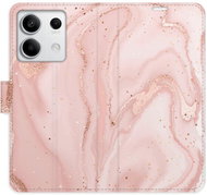 iSaprio flip pouzdro RoseGold Marble pro Xiaomi Redmi Note 13 5G - Phone Case