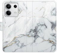 iSaprio flip case SilverMarble 15 for Xiaomi Redmi Note 13 5G - Phone Case