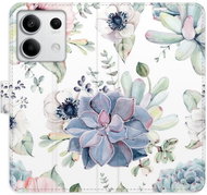 iSaprio flip pouzdro Succulents pro Xiaomi Redmi Note 13 5G - Phone Case