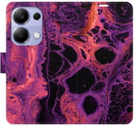 iSaprio flip pouzdro Abstract Dark 02 pro Xiaomi Redmi Note 13 Pro - Phone Case