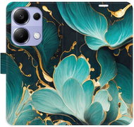 iSaprio flip pouzdro Blue Flowers 02 pro Xiaomi Redmi Note 13 Pro - Phone Case