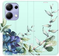 iSaprio flip pouzdro Blue Flowers pro Xiaomi Redmi Note 13 Pro - Phone Case
