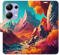 iSaprio flip pouzdro Colorful Mountains pro Xiaomi Redmi Note 13 Pro - Phone Case