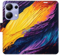iSaprio flip pouzdro Fire Paint pro Xiaomi Redmi Note 13 Pro - Phone Case