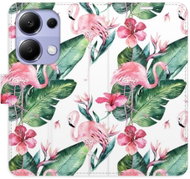 iSaprio flip pouzdro Flamingos Pattern pro Xiaomi Redmi Note 13 Pro - Phone Case