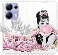 iSaprio flip pouzdro Girl with bubble pro Xiaomi Redmi Note 13 Pro - Phone Case