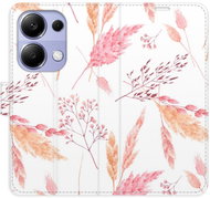 iSaprio flip pouzdro Ornamental Flowers pro Xiaomi Redmi Note 13 Pro - Phone Case