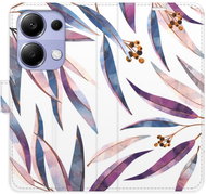 iSaprio flip pouzdro Ornamental Leaves pro Xiaomi Redmi Note 13 Pro - Phone Case