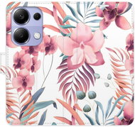 iSaprio flip pouzdro Pink Flowers 02 pro Xiaomi Redmi Note 13 Pro - Phone Case