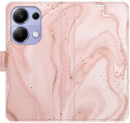 iSaprio flip pouzdro RoseGold Marble pro Xiaomi Redmi Note 13 Pro - Phone Case