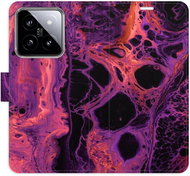 iSaprio flip pouzdro Abstract Dark 02 pro Xiaomi 14 - Phone Case