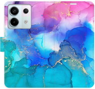 iSaprio flip pouzdro BluePink Paint pro Xiaomi Redmi Note 13 Pro 5G / Poco X6 5G - Phone Case