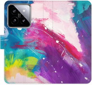 iSaprio flip pouzdro Abstract Paint 05 pro Xiaomi 14 - Phone Case