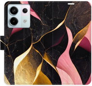 iSaprio flip pouzdro Gold Pink Marble 02 pro Xiaomi Redmi Note 13 Pro 5G / Poco X6 5G - Pouzdro na mobil