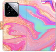 iSaprio flip pouzdro Abstract Paint 07 pro Xiaomi 14 - Phone Case