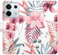 iSaprio flip pouzdro Pink Flowers 02 pro Xiaomi Redmi Note 13 Pro 5G / Poco X6 5G - Phone Case