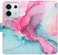 iSaprio flip pouzdro PinkBlue Marble pro Xiaomi Redmi Note 13 Pro 5G / Poco X6 5G - Phone Case
