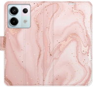 iSaprio flip pouzdro RoseGold Marble pro Xiaomi Redmi Note 13 Pro 5G / Poco X6 5G - Phone Case