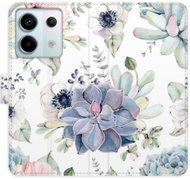 iSaprio flip pouzdro Succulents pro Xiaomi Redmi Note 13 Pro 5G / Poco X6 5G - Phone Case