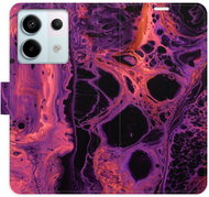 iSaprio flip pouzdro Abstract Dark 02 pro Xiaomi Redmi Note 13 Pro+ 5G - Phone Case