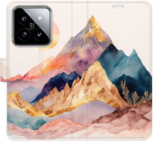 iSaprio flip pouzdro Beautiful Mountains pro Xiaomi 14 - Phone Case - Main image