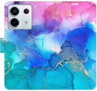 iSaprio flip pouzdro BluePink Paint pro Xiaomi Redmi Note 13 Pro+ 5G - Phone Case