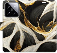 iSaprio flip pouzdro BlackGold Marble pro Xiaomi 14 - Phone Case