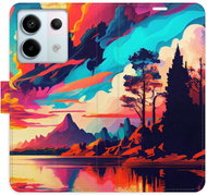 iSaprio flip pouzdro Colorful Mountains 02 pro Xiaomi Redmi Note 13 Pro+ 5G - Phone Case