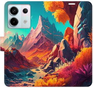 iSaprio flip pouzdro Colorful Mountains pro Xiaomi Redmi Note 13 Pro+ 5G - Phone Case