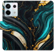 iSaprio flip pouzdro Dark Paint pro Xiaomi Redmi Note 13 Pro+ 5G - Phone Case