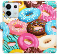 iSaprio flip pouzdro Donuts Pattern 02 pro Xiaomi Redmi Note 13 Pro+ 5G - Phone Case