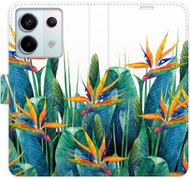 iSaprio flip pouzdro Exotic Flowers 02 pro Xiaomi Redmi Note 13 Pro+ 5G - Phone Case
