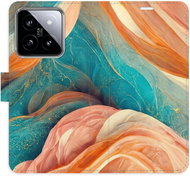 iSaprio flip case Blue and Orange for Xiaomi 14 - Phone Case