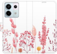 iSaprio flip pouzdro Pink Flowers 03 pro Xiaomi Redmi Note 13 Pro+ 5G - Phone Case