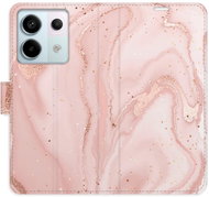 iSaprio flip pouzdro RoseGold Marble pro Xiaomi Redmi Note 13 Pro+ 5G - Phone Case