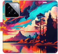iSaprio flip pouzdro Colorful Mountains 02 pro Xiaomi 14 - Phone Case