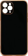 iWill Luxury Electroplating Phone Case pre iPhone 12 Pro Max Black - Kryt na mobil