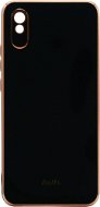 iWill Luxury Electroplating Phone Case a Xiaomi Redmi 9A készülékhez Black - Telefon tok