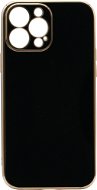 iWill Luxury Electroplating Phone Case az iPhone 13 Pro Max készülékhez Black - Telefon tok