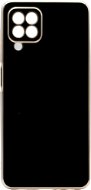 iWill Luxury Electroplating Phone Case a Galaxy A22 készülékhez Black - Telefon tok