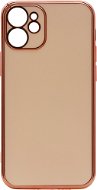 iWill Luxury Electroplating Phone Case az iPhone 12 készülékhez Pink - Telefon tok