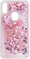 iWill Glitter Liquid Heart Case for HUAWEI Y6 (2019), Pink - Phone Cover