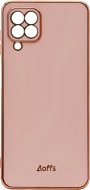 iWill Luxury Electroplating Phone Case a Galaxy A22 készülékhez Pink - Telefon tok