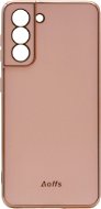 iWill Luxury Electroplating Phone Case a Galaxy S21 5G készülékhez Pink - Telefon tok