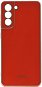 iWill Luxury Electroplating Phone Case na Galaxy S21 Červený - Kryt na mobil