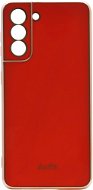 iWill Luxury Electroplating Phone Case a Galaxy S21 5G készülékhez Orange - Telefon tok
