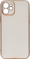 iWill Luxury Electroplating Phone Case pre iPhone 12 Mini White - Kryt na mobil