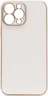 iWill Luxury Electroplating Phone Case pre iPhone 13 Pro Max White - Kryt na mobil