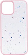 iWill Clear Glitter Star Phone Case az iPhone 12 készülékhez Pink - Telefon tok